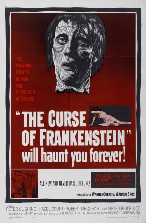 Cartaz A Maldição de Frankenstein