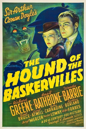 Cartaz Sherlock Holmes e o Cão dos Baskervilles