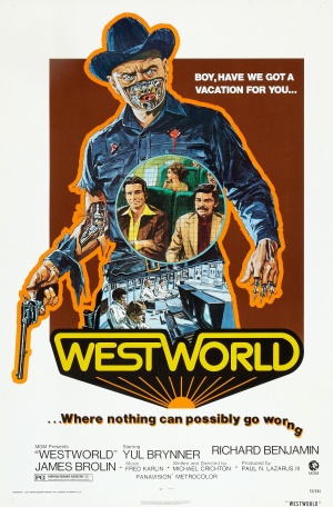 Cartaz Westworld - Onde Ninguém tem Alma