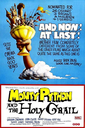 Cartaz Monty Python - Em Busca do Cálice Sagrado